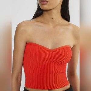 Babaton Sculpt Knit Sweetheart Tube Top